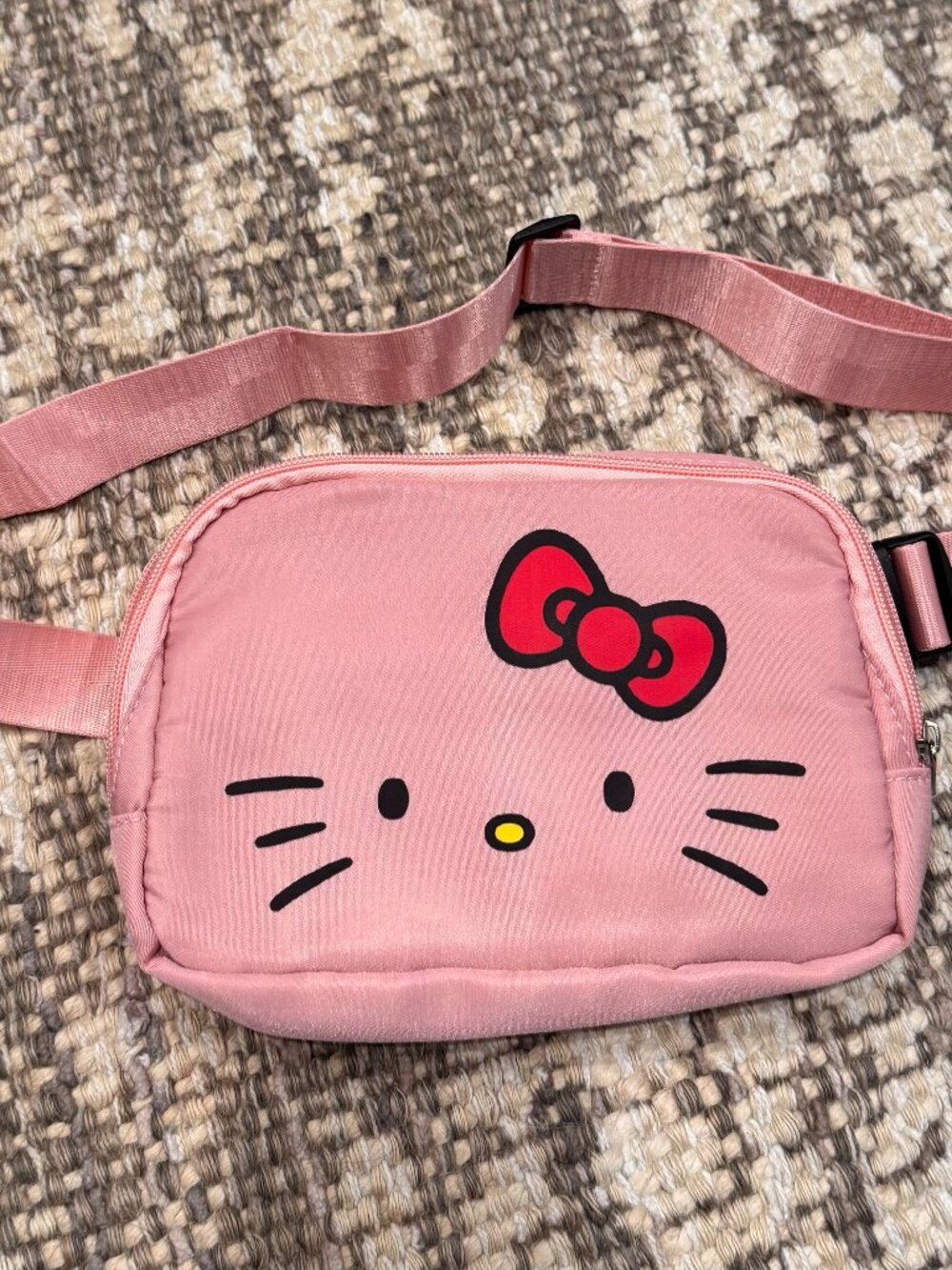 Hello Kitty Pink Belt Bag Fanny Pack Crossbody Waist Bag Organizer NEW